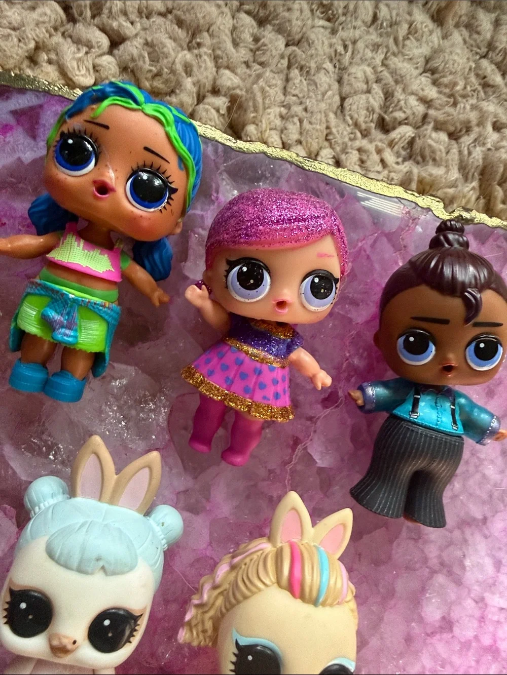 LOL Surprise Lot- MR. BABY, 80’s Bunny, BOOM B.B, Baby Glitter, Snow Bunny 🐰